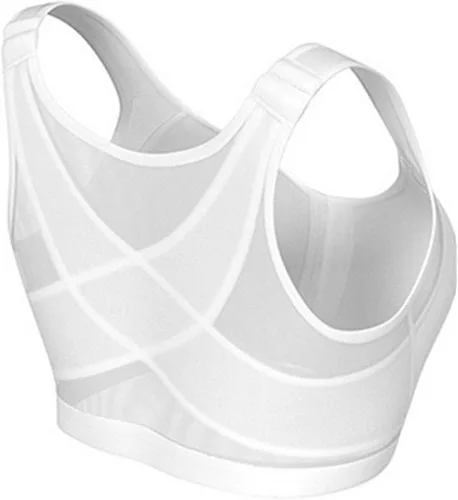 Vista 5 de Sujetadores deportivos para mujer, sin varillas, con cierre frontal, sin costuras, para mujer, ropa interior sin costuras