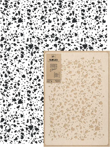 Vista 13 de NAKLEO Plantilla de pintura de pared de tamaño grande, 23.2 x 37.4 pulgadas, plantilla hexagonal de plástico reutilizable, papel tapiz