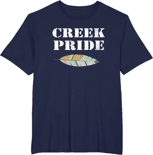 Vista 56 de Creek Native American Pride - Camiseta, Negro, S