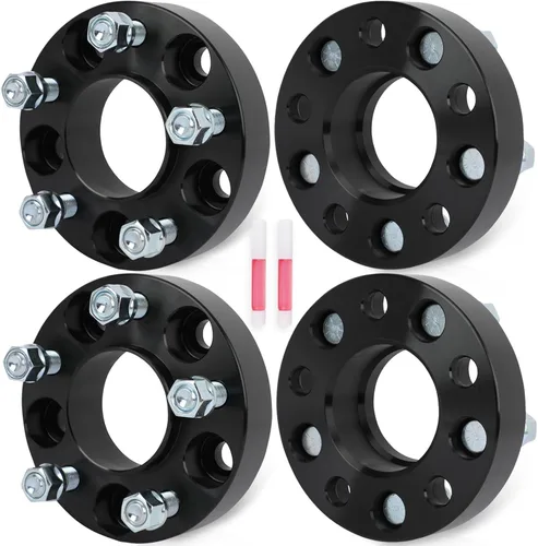 Vista 8 de SCITOO 4 adaptadores de rueda de 5 x 4.5 pulgadas, adaptadores espaciadores de rueda de 2 pulgadas con pernos de 1/2 pulgada para Dodge Nitro