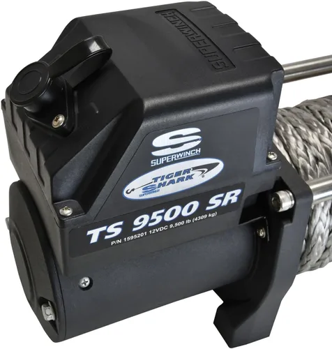 Vista 7 de Superwinch 1595200, Tiger Shark de 9.5, Torno de 12 voltios, 9,500 Libras de Capacidad con Guía de Rodillo