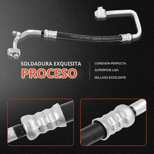 Vista 5 de A-Premium - Conjunto de manguera de línea de descarga A/C compatible con Jeep y Dodge Para Jeep Compass/Patriot 2010-2017 y Dodge Caliber