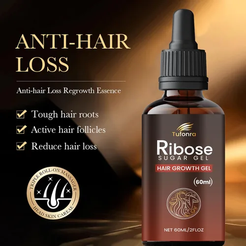 Vista 2 de 2-Deoxy-D-Ribosa Gel De Azúcar, 2.0 fl oz Gel De Desoxirribosa Para La Caída Del Cabello