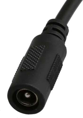 Vista 4 de USB hembra a CC 0.217 x 0.083 in hembra de fuente de alimentación de CC Cable adaptador de cable de extensión paquete de 2