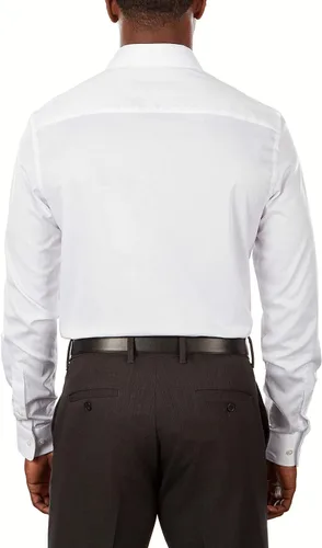 Vista 2 de Van Heusen Camisa de vestir para hombre Slim Fit Flex Cuello Elástico Sólido