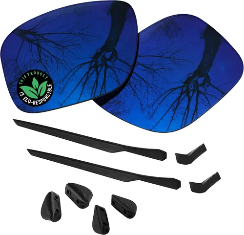 Vista 10 de Raydi Lentes de repuesto de policarbonato y kits de goma para gafas de sol Oakley Mainlink XL OO9264