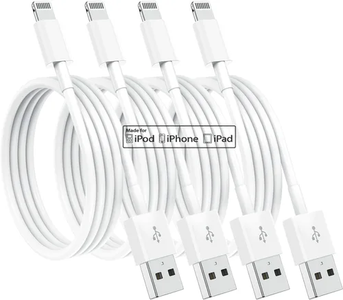 Vista 28 de Susnwere Cable de carga extra largo para iPhone de 15 pies, [certificado Apple MFi], cable USB a Lightning de 15 pies, cable de carga rápida