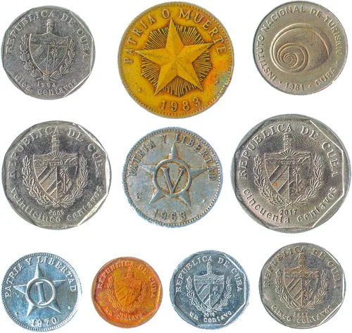 Vista 59 de Argentina 10 Monedas Mixtas de Novedad Cabeza de la Libertad Sol de Mayo Token Mundial Monedas de Fantasía