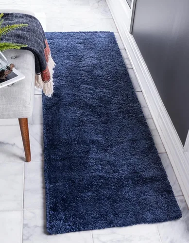 Vista 38 de Unique Loom Colección Solo - Alfombra Calabasas (7' 10" x 10' Rectangular, Azul Claro)