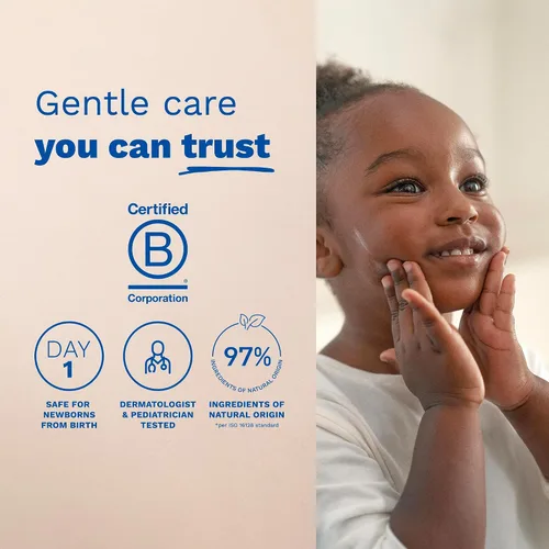 Vista 5 de Mustela Hydra Bebe Crema facial – Hidratante diario para bebé con aguacate natural, aceite de jojoba y manteca de karité, 1.35 onzas líquidas. El