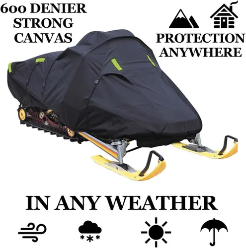 Vista 2 de Trailerable Snowmobile máquina de nieve trineo Cover Arctic Cat King Cat 900 1 m 162 2004