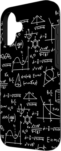 Vista 2 de Funda de regalo divertida para iPhone 16 con fórmula de matemáticas para profesor de matemáticas