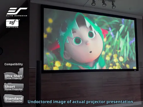 Vista 7 de Pantalla de proyección de marco fijo CineWhite, SableFrame 2 CineWhite UHD-B