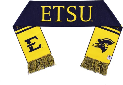 Vista 4 de Tradition Scarves ETSU - Bufanda tejida clásica de los East Tennessee State Buccaneers