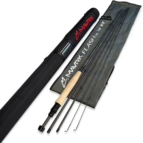 Vista 9 de MAVRK USA Fly Fishing Rod Euro Nymph & Dry Fly Rods 2 in 1 Convertible Design Lightweight, Extra Sensitive, Precision Action, Freshwater Trout