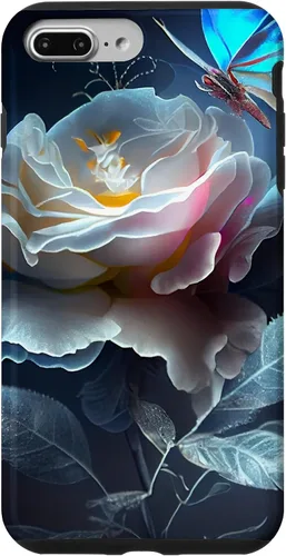 Vista 10 de Funda para iPhone 11 Pro Max con diseño de pétalos de flores de espectro colorido