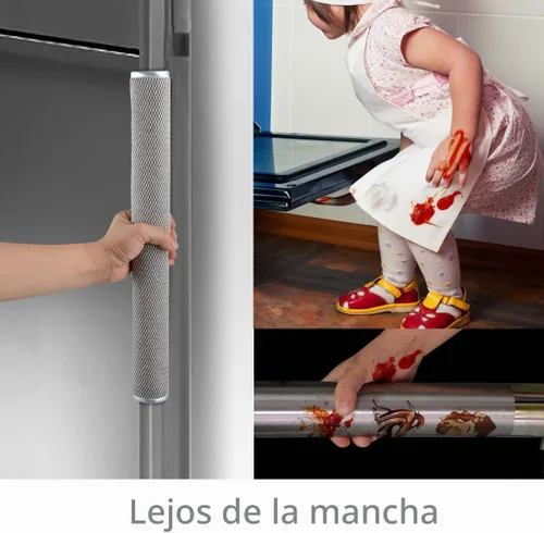 Vista 2 de OUGAR8 Juego de 3 fundas para manija de puerta de refrigerador, guantes para electrodomésticos de cocina, nevera, microondas, lavavajillas