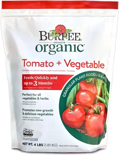 Vista 13 de Burpee Alimento Orgánico Granular de Propósito Natural de 4 Libras para Cultivar Plantas Fuertes Bueno para Huerto de Vegetales, Jardín de Flores