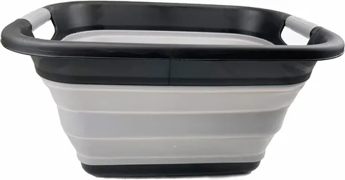 Vista 2 de SAMMART Cesta de lavandería plegable de 25L (6.6 galones) - Contenedor/organizador de almacenamiento plegable, capacidad de agua: 20L