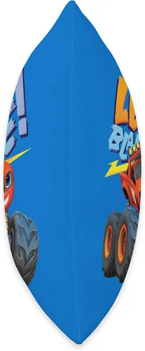 Vista 2 de Blaze and the Monster Machines Let's Blaze - Almohada (16.0 x 16.0 in), multicolor