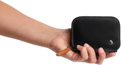 Vista 5 de Bellroy Folio Mini - (calma, moneda), Negro -, Cartera RFID