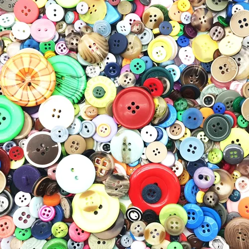 Vista 11 de 1600 botones negros de varios tamaños para manualidades, surtido de botones de manualidades mixtos a granel