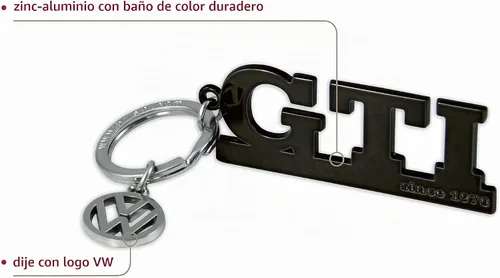 Vista 2 de BRISA VW Collection - Llavero de metal Volkswagen con diseño GTI