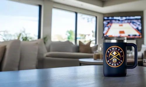 Vista 5 de Hydrapeak x NBA Taza de café con licencia oficial de todos los equipos de 18 onzas, con tapa abatible y asa para viajes, para frío/calor, taza