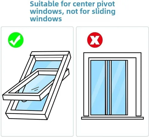 Vista 5 de AC Window Seal Kit 150in Rotating Sash Cloth(190 * 38cm)