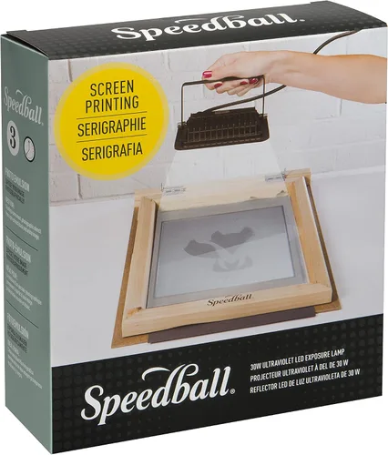 Vista 2 de Speedball Lámpara de exposición UV LED de 30 W - Luz de serigrafía profesional con montaje giratorio de 180° - 395-400nm UV-A para emulsión