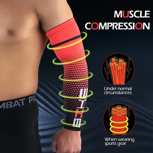 Vista 7 de Manga de brazo de enfriamiento de protección solar UV para hombres y mujeres, manga deportiva para ciclismo, golf, correr, baloncesto