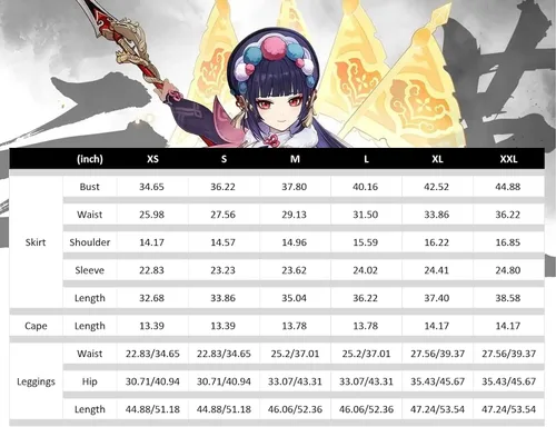 Vista 5 de LTAKK Genshin Impact - Disfraz de anime para mujer