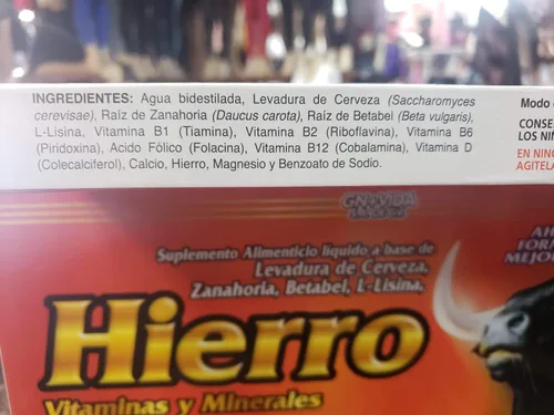 Vista 4 de Hierro Vitaminas y Minerales-Suplementos Líquidos - Hierro Vitaminas y Minerales (10)