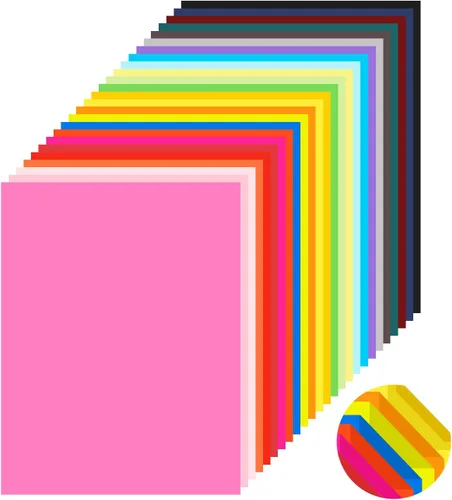 Vista 10 de 60 Sheets 8.5" x 11" Brown Cardstock, 6 Assorted Shades 250GSM/92lb Thick Construction Paper for Printer, Card Making, DIY Crafts, Scrapbooking