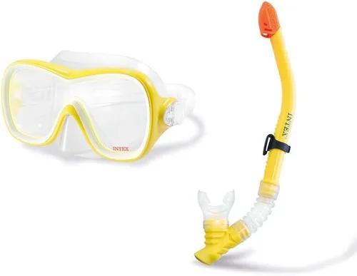 Vista 2 de Intex Wave Rider - Juego de máscara hipoalergénica sin látex y fácil flujo (2 unidades)