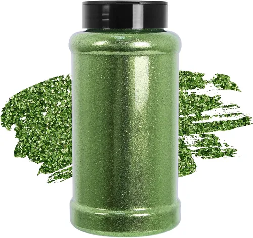 Vista 35 de Purpurina negra ultrafina, 16 onzas (1 libra), purpurina fina para manualidades de resina, uñas, vasos, slime, cosméticos y decoración de festivales