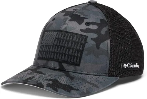 Vista 5 de Columbia Tree Flag Mesh Ball Cap-High Crown