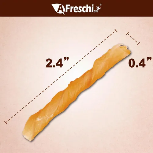 Vista 2 de A Freschi srl Tendones de pavo para perros, golosinas saludables para perros, de origen estadounidense, masticables para cachorros sin piel cruda