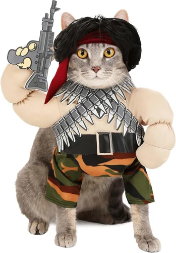 Vista 2 de California Costumes, Disfraz de héroe de acción, disfraz de perro pequeño
