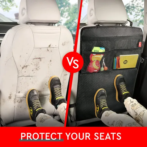 Vista 4 de Helteko Kick Mat para asiento trasero