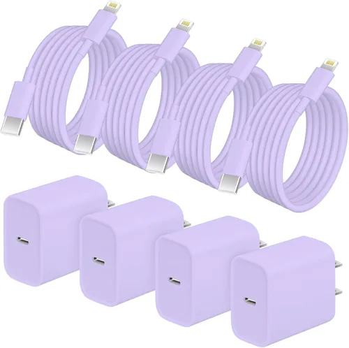 Vista 8 de AISNI - Cargador rápido para iPhone 14/13/12 con cable de 6 pies de largo