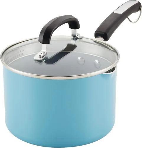 Vista 15 de Sartén antiadherente de cerámica EcoAdvantage de Farberware, 10 pulgadas, Aqua Aguamarina