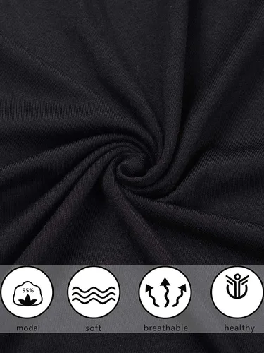 Vista 5 de SATINIOR Camisola de tirantes delgados ajustables para mujer, camiseta sin mangas básica en capas largas Negro
