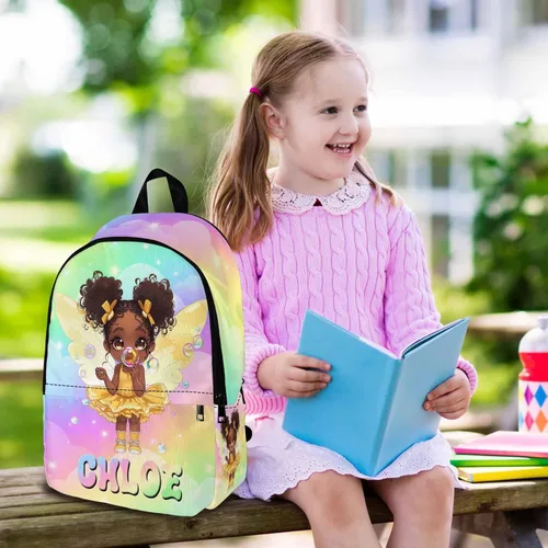 Vista 105 de Texto personalizado Elefante desgaste gafas mochila mochila mochila casual Daypack bolsa para mamá niñas, color86-4, Mochilas Daypack
