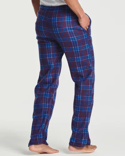 Vista 3 de Real Essentials - Paquete de 3 Pantalones de pijama de forro polar para hombre, para descansar (disponibles en tallas grandes y altas)