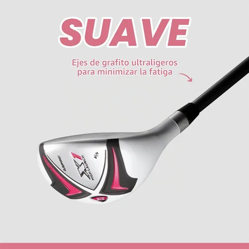 Vista 6 de Aspire X1 - Women's Complete Golf Club Set Rosa cereza
