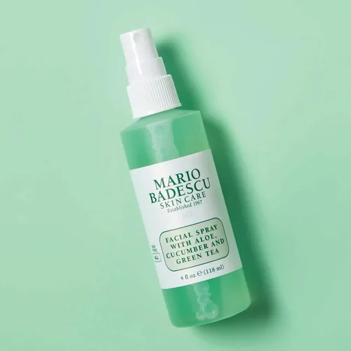 Vista 6 de Mario Badescu Espray facial con aloe, pepino y té verde para todo tipo de piel, espray facial que hidrata y revitaliza 4 fl oz (118 ml)