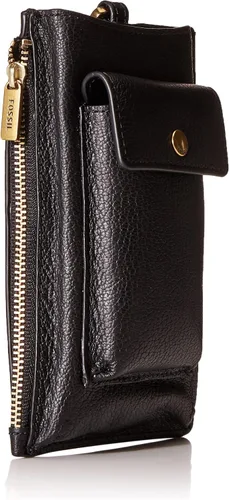 Vista 3 de Fossil Cartera cruzada para teléfono de cuero Rio para mujer