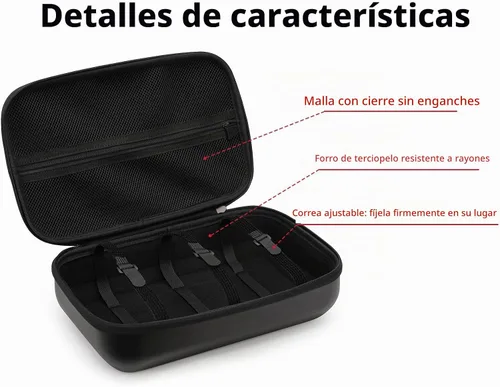 Vista 3 de Funda de protección EVA compatible con NOCO Jump Starters Boost GB50: 1500A/Boost X GBX55: 1750A/Boost HD GB70/Boost X GBX75UltraSafe, caja