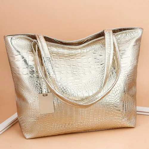 Vista 4 de Bolsos de mano para mujer, bolso de hombro de cuero a la moda, impermeable, bolso de mano con asa superior